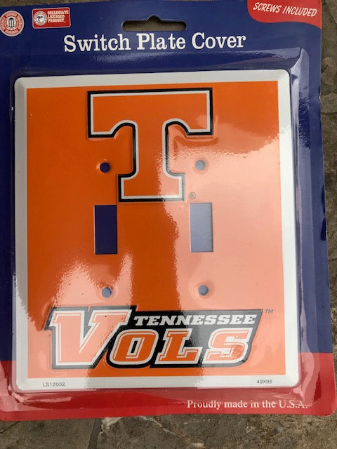 Tennessee VOLS Dual Light Switch Cover Plate