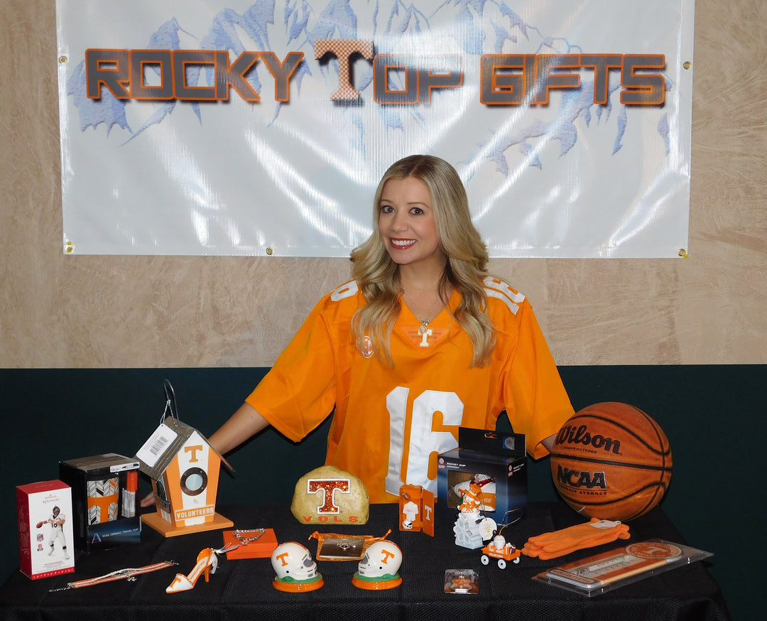 Large Tennessee Vols Football Helmet Salt and Pepper Shakers