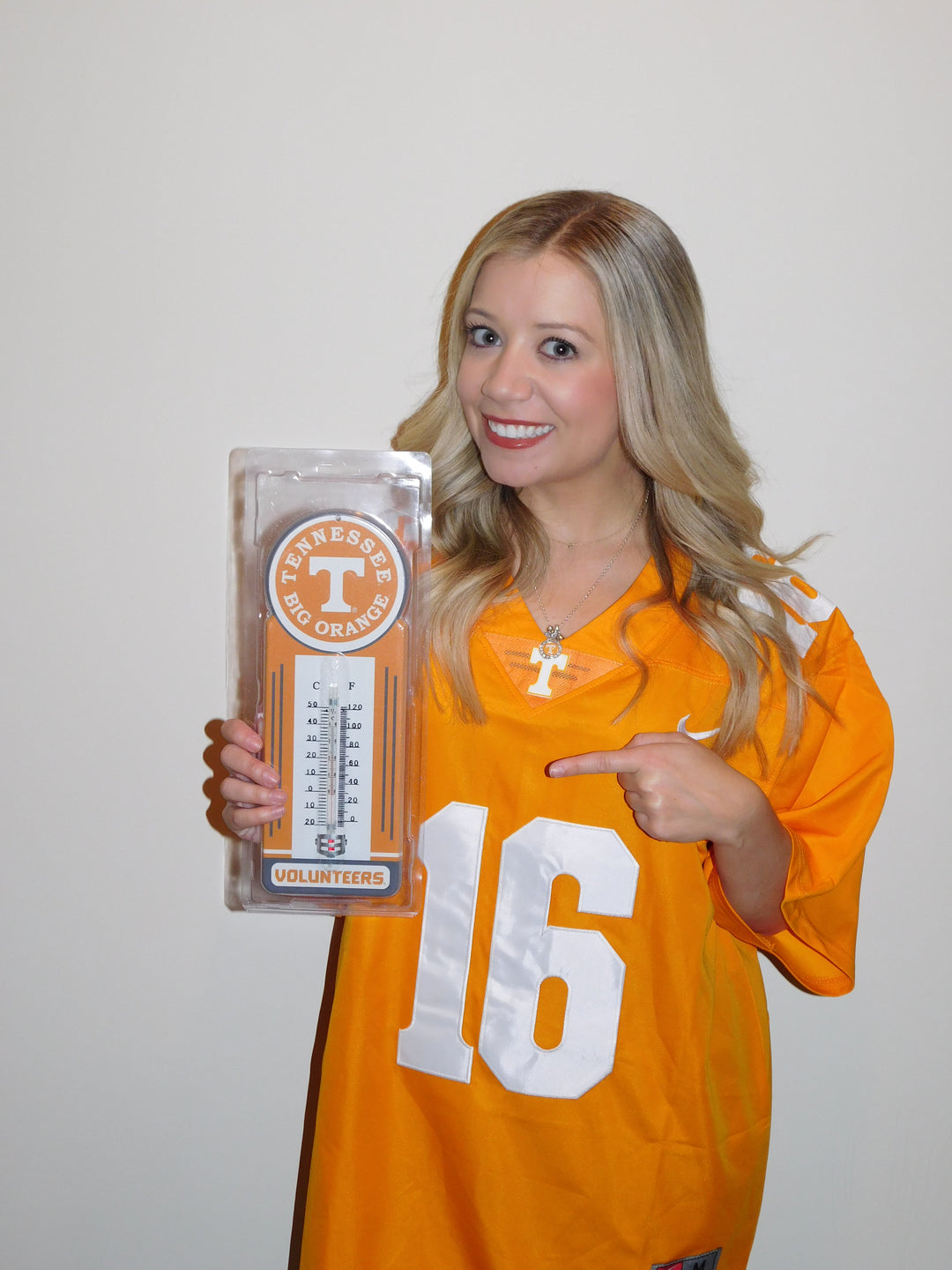 Tennessee Volunteers  Metal Outdoor Thermometer